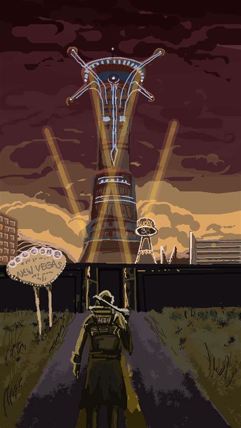 Fallout New Vegas Doomed Lover Pixel  Fallout Фоллаут Artist сделал сам