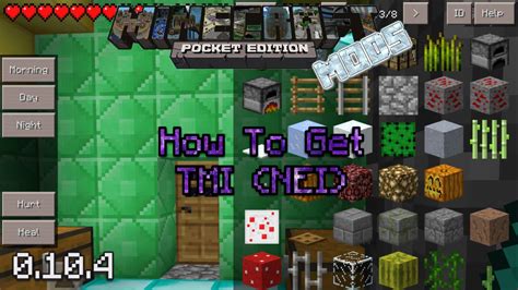 Minecraft PE Mods How To Get NEI Not Enough Items YouTube