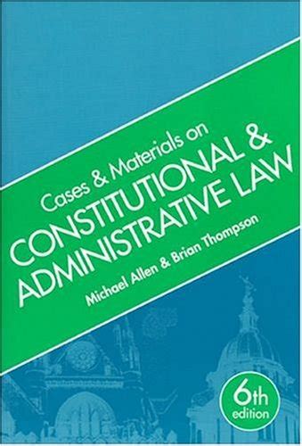 Cases and Materials on Constitutional and Administrative 読書メーター