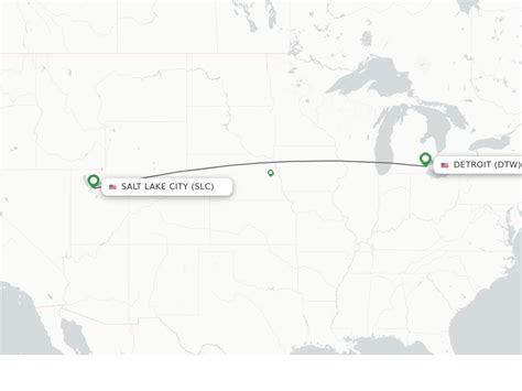 Direct Non Stop Flights From Salt Lake City To Detroit Schedules