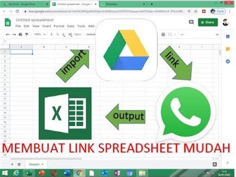 Cara Membuat Link Spreadsheet Excel Online YouTube