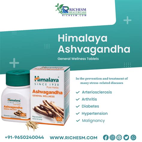 Himalaya Ashwagandha Tablets Embrace Wellness