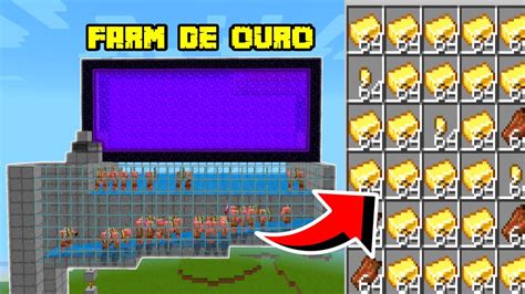 FARM de OURO e XP SUPER FÁCIL DE SE FAZER no MINECRAFT BEDROCK 1 19