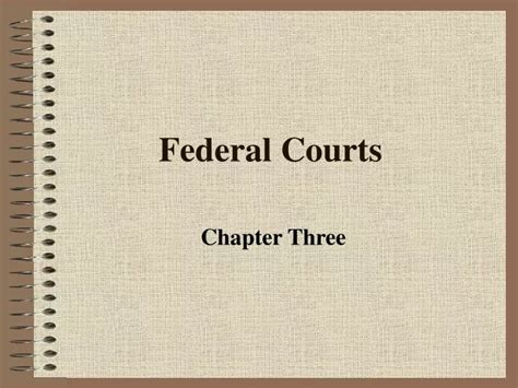 Ppt Federal Courts Powerpoint Presentation Free Download Id9514048