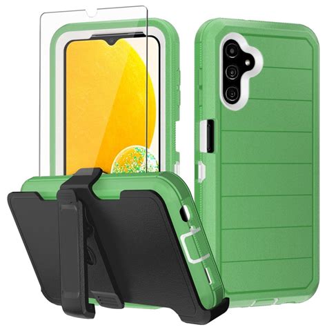 Xhy Samsung Galaxy A13 5g Case With Belt Clip Holster And Screen Protector Military Grade Full