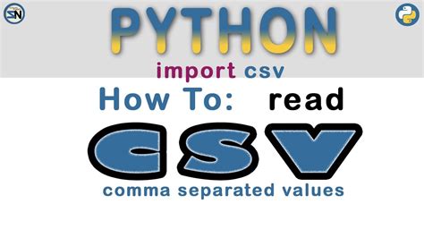 Read Comma Separated Values Csv File Using Python S Csv Reader And Csv Dictreader Modules