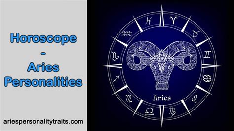 Horoscope – Aries Personalities - Aries Personality Traits