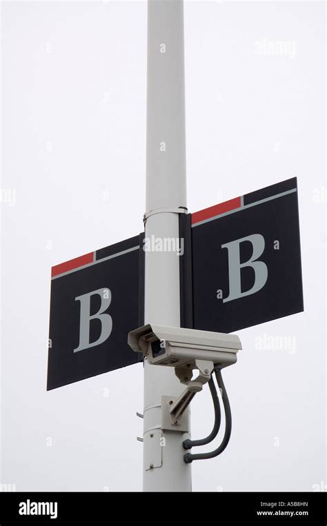 Security camera in parking lot Stock Photo - Alamy