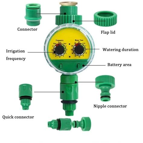 Outdoor Timed Irrigation Controller Automatic Sprinkler Controller Programmable Valve Hose Water