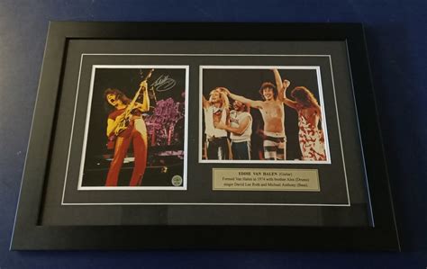 Eddie Van Halen Signed Photos Heroes Framing And Memorabilia