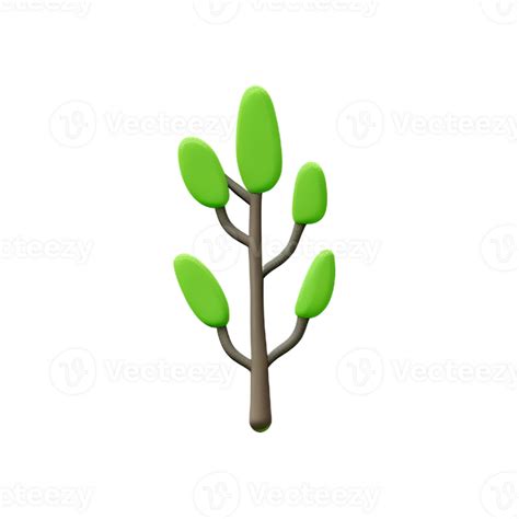 Shrub 3d Rendering Icon Illustration 29762029 Png