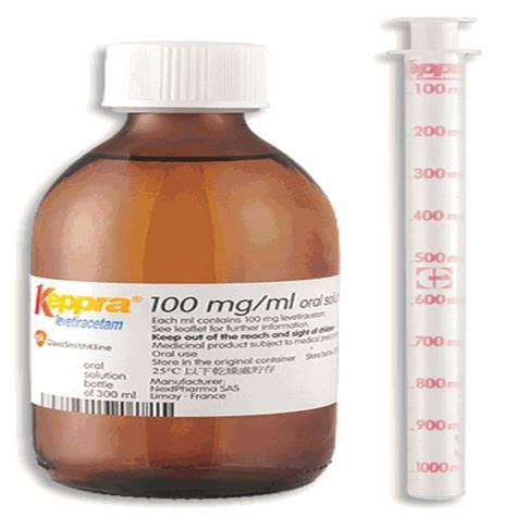 Keppra Oral Solution Levetiracetam 3ml Syringe 150ml Dock Pharmacy