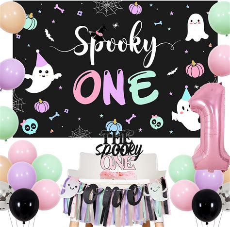 Amazon Wonmelody Halloween 1st Birthday Party Decorations For