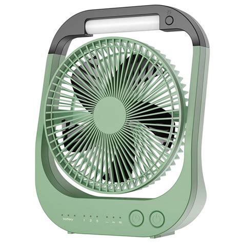 USB Desk Fan 10000MAh Rechargeable Battery Operated Fan 4 Speeds Table