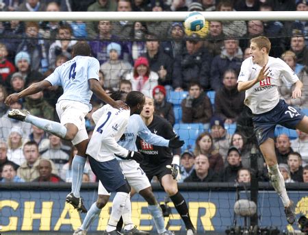 Manchester Citys Nedum Onuoha Left Scores Against The Korea Times