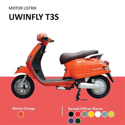 Jual Sepeda Motor Listrik T3 S Vespa Uwinfly 1200 Watt Off The Road