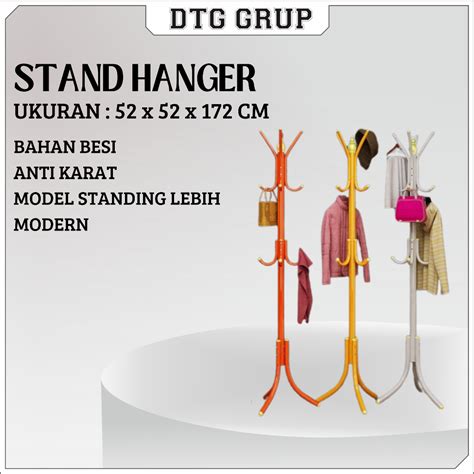 Jual Stand Hanger COATRACK Gantungan Jaket Baju Topi Gantungan