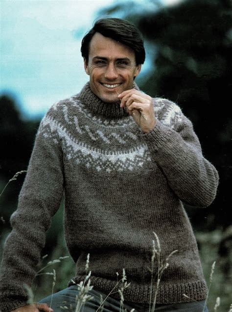 Mens Icelandic Sweater Knitting Pattern Pdf Mens Fair Isle Yoke Jumper