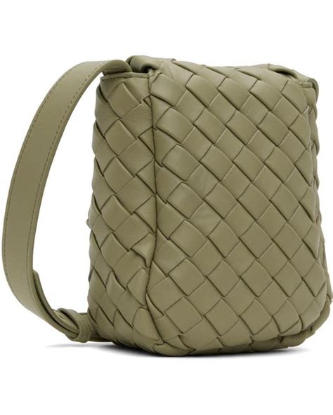 Bottega Veneta Mini Vertical Cobble Pouch In Green For Men Lyst