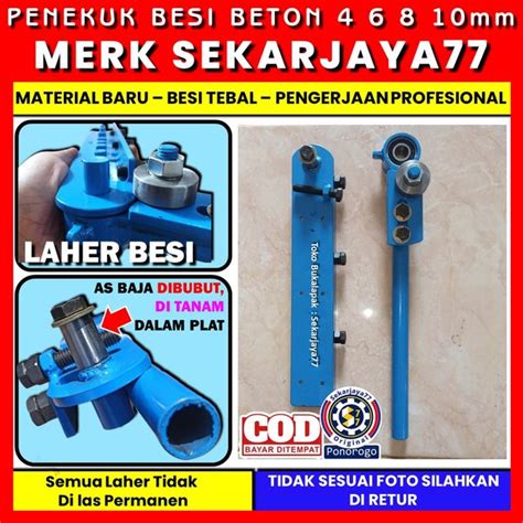 Jual Alat Penekuk Begel Besi Beton 4 6 8 10mm Sj015 Di Lapak