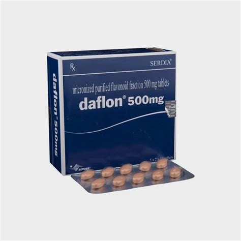 Daflon 500 Mg Tablets at ₹ 380/box in Nagpur | ID: 24299636697