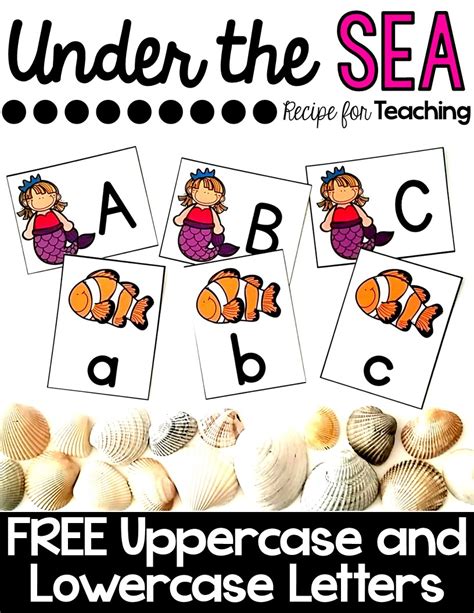 Under The Sea Alphabet Printables