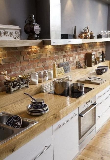 20+ Faux Brick Wall In Kitchen