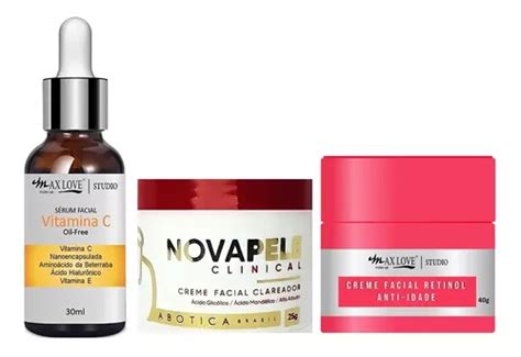 Sérum Ruga Retinol Vitamina C Creme Clareador Facial Melasma MercadoLivre