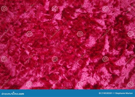 Background Of Red Crushed Vintage Velvet Fabric Texture Stock Image