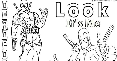 Deadpool Coloring Pages Artofit