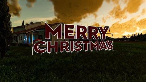 Christmas Yard Sign For Decoration FS22 KingMods