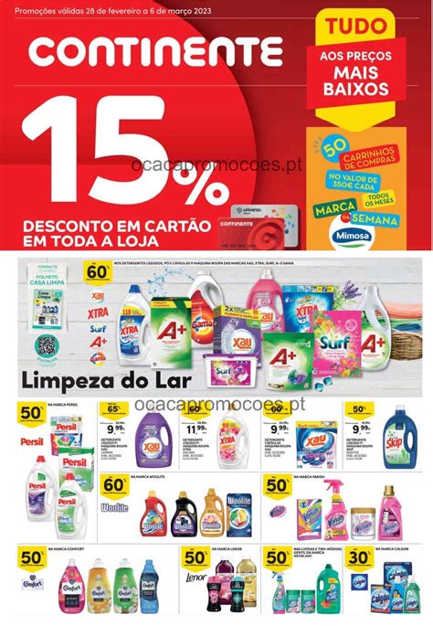 Antevisão Folheto CONTINENTE LIMPEZA Promoções 28 fevereiro a 6 março