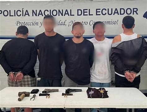 En Durán La Policía Aprehende A Cinco Presuntos Secuestradores Del