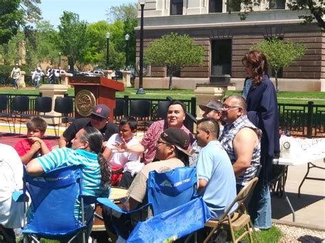 Governor Kristi Noem Hosts South Dakota Tribes For Round Dance At State