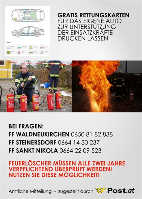 Feuerlöscher Überprüfung Freiwillige Feuerwehr Sankt Nikola