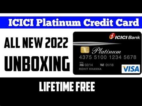 Icici Bank Platinum Chip Credit Card Unboxing Features Benefits