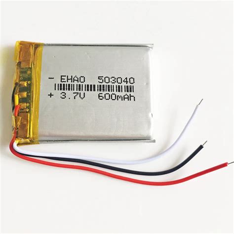 37v 3 Lines 37v 250mah 502030 Lithium Polymer Ion Rechargeable Battery Lithium 3lines Polymer