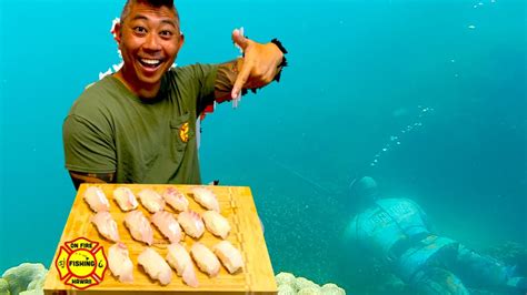 Aloha Tako Dive Spearfishing In Hawaii To Make Sushi For Dinner Catch