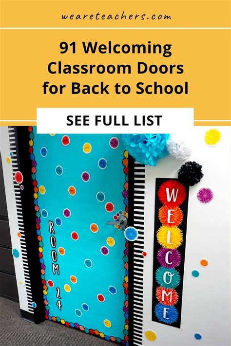 91 Welcoming Classroom Doors For Back To School Classroom Door School Door Decorations Door