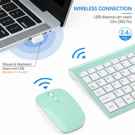 Topmate Wireless Keyboard And Mouse Ultra Slim Combo