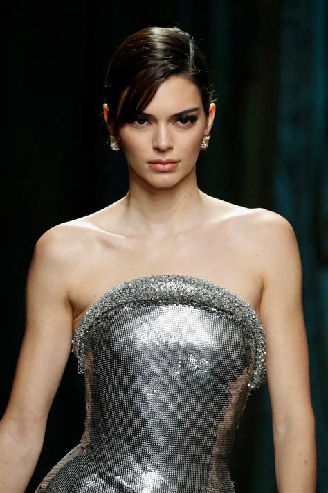 Kendall Jenner Walks The Runway At The Versace Fashion Show F W 2020