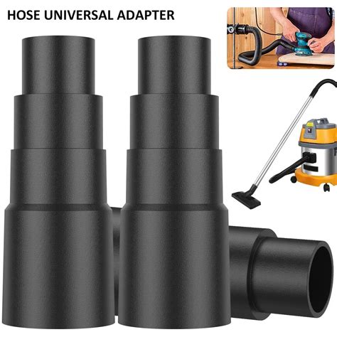 2 Pcs Universal Vacuum Cleaner Hose Adapter Kit 5 Layer Vacuum Hose