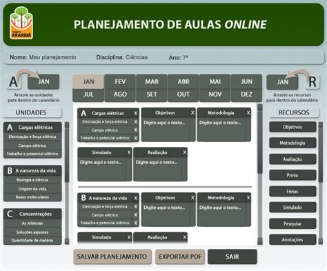 Planejador De Aulas