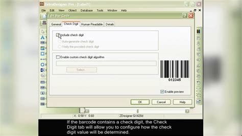 Zebra Designer Software Creating A Barcode With Fixed Data Youtube