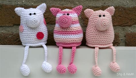 Stip Haak Gratis Patronen Crochet Pig Crochet Projects Crochet