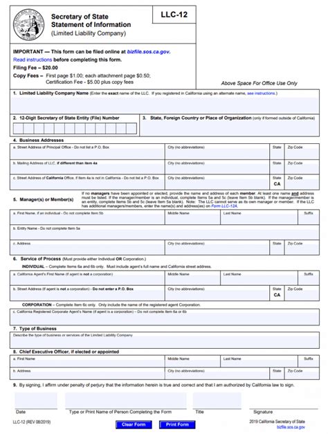 Statement Of Information What Is It And How To File One