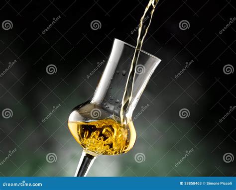 Glass of grappa stock image. Image of cold, cheerful - 38858463