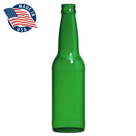 12 Oz 355 Ml Standard Longneck Green Glass Beer Bottle Twist Off In Cases 360 Containers