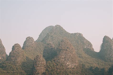 Karst mountains in Yangshuo, China | Free Stock Image - Barnimages