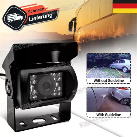 DC 12V 24V AUTO Rückfahrkamera Rückfahr IR Nachtsicht Car Wohnmobil